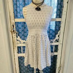 Bubble Print A-line Dress